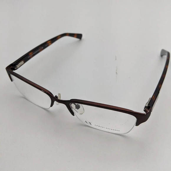 🕶️ Armani Exchange AX1004 6016 Semi Rimless Cat Eye Eyeglasses 52/17-135/JLE442 - Picture 3 of 8